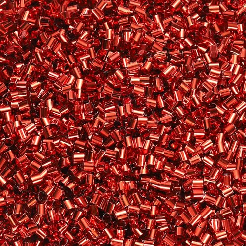 PATIKIL Bolitas De Tubo De Paja 70 g Bolitas De Plástico Blandas 3D Para Relleno De Vaso De Lodo Cristal Kit De Arcilla Para Manualidades Suministros Hechos A Mano Rojo