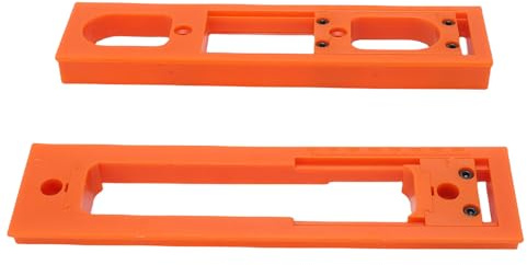 Cocoarm Modèle de Charnière 3D Dissimulée Gabarit de Rainurage pour Portes en Bois Charnières de 2,5 à 6 Pouces en Matériel ABS pour Cadres et Battants de Porte