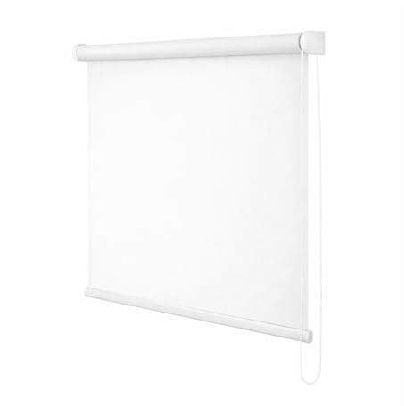 Weida | Estores Enrollables Translúcidos Y Lisos | para Ventanas Y Puertas | De 180x100cm | con Tejido De Calidad Y Fácil Instalación | Estor Enrollable Tipo Store (1, Blanco)