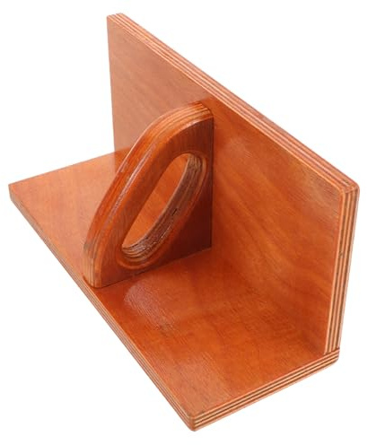 EXAOMBLE Dispositivo Cortador de Papel Bloque de Empuje de Madera para Manualidades y Corte de Etiquetas en Oficina y Bricolaje