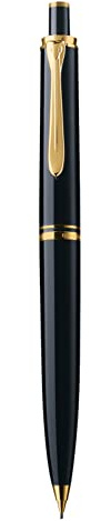 Pelikan Bleistift Souverän 400, Schwarz, hochwertiger Druckbleistift im Geschenk-Etui, 997189