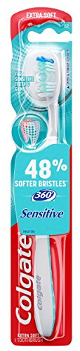 Colgate 360 Enamel Health Extra Soft Toothbrush for Sensitive Teeth (1 Pack)