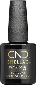 CND Shellac Xpress5 Top Coat, 15 ml