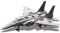 Top Race DIY Military Army F15 Fighter Jet Airplane With Interlocking Building Blocks - Model Plane Toy for Boys and Girls Ages 3,4,5,6,7,8,9 and Up