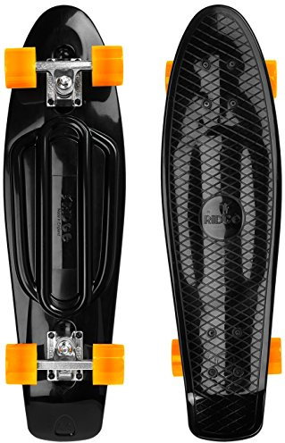 Ridge Skateboards Recycled 27 Cruiser Nickel Board, 69cm, EU-hergestelltes Skateboard, Komplett