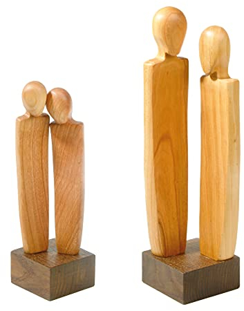 Waldfabrik Black Forest Stimmungsbarometer aus Zierholz, Deko Holzfiguren in Zwei Größen wählbar (Höhe 14.5 cm)