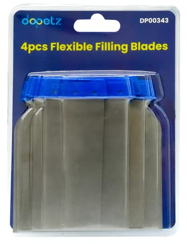 Dapetz ® 4Pc Body Filler Application Set, Filling Knives Putty Spatulas Applicators Spreaders Crack Filler, Drywall, Plaster, Scraper 50-120mm