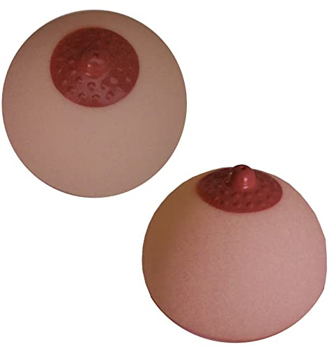 2 x Spritzball Brust spritzende Brüste Spritzpistole Spielzeug Erwachsene JGA