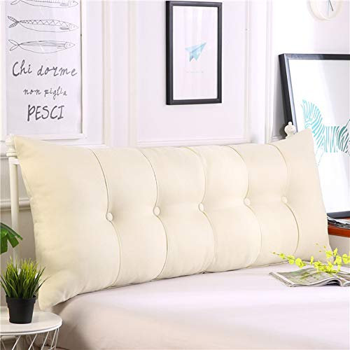 AMYDREAMSTORE Rechteckige Bett Rückseitige Kissen keilkissen, Dreieckige Lesung rückenlehne Polster Polstermöbel Für Sofa-Bett tagesbett-H 20x60x180cm(8x24x71)