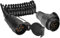 AGRISHOP Rallonge Remorque 13 vers 7 Broches 12v 1.8m,Spirale Câble Faisceau Extension 13 à 7broches Mâle et Femelle,Adaptateur Convertisseur Remorque CE pour RV Tracteur Voiture Porte-Vélos