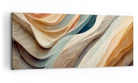 Quadri Moderni Soggiorno Struttura Modello Luminoso Quadro su Tela 120x50cm Stampe da Parete Camera da Letto Cucina 1 pezzo Wall Art Canvas Grandi Decorazione Murale Grafica Immagini AB120x50-5696