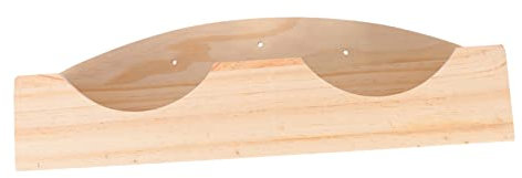 Housoutil Holz Futterkrippe Grasfutterspender Abnehmbar Futterhalter Für Kaninchen Meerschweinchen Käfig