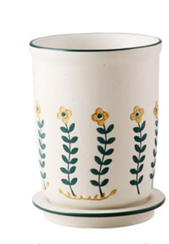 Dxcaicc Portautensili in Ceramica per controsoffitto,Portautensili in Ceramica scolapiatti da Cucina, Regalo di Arredamento Stabile da Cucina in Fattoria