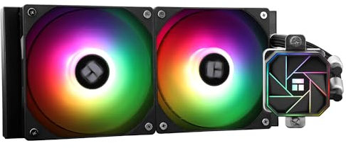 TR AQUA ELITE 240 V3, velocidad del cabezal de bomba AIO hasta 3300 rpm, ventiladores TL-C12B-S V2×2 PWM, para AMD / AM4 / AM5, Intel LGA1150 / 1151/1200 / 2011/1700/1851, enfriador de procesador