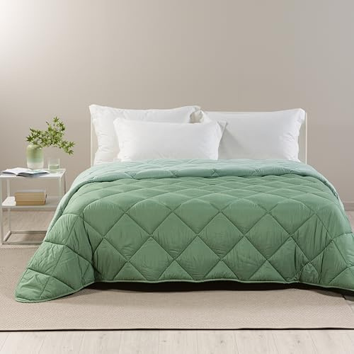 Caleffi - Piumone Matrimoniale Invernale 260x265 cm - Trapunta Matrimoniale Invernale per Inverno e Mezza Stagione - Copriletto in Microfibra Caldo e Morbido - Piumino Autunnale Made in Italy