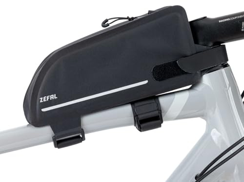 ZEFAL Z Adventure T1 - Sacoche Cadre Velo - Sacoche Velo de Tube Horizontale - Sac Top Tube Étanche et Légère - Accessoire Velo Route, VTT et Gravel - Capacité 1 L - 150 g, Noir