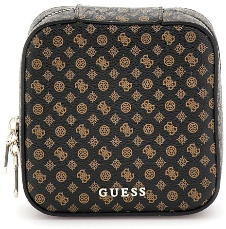 GUESS Cube Jewelery Case Mocha Logo Multi
