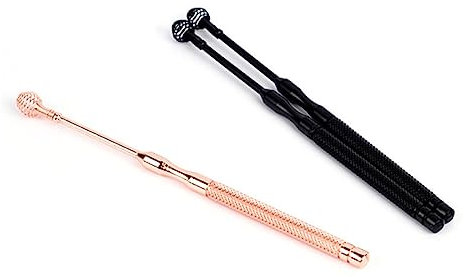 KOMBIUDA Ohrenschmalzreiniger Earpick Aus Edelstahl 3 Stück Tragbarer Reinigungslöffel Mit Rutschfestem Griff Für Babys Und Kleinkinder Zur Sicheren Ohrenpflege