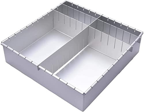 Stampo per torta regolabile in alluminio stampi da forno regolabili Multi Fution Piazza Teglia per torte Accessori da forno per la casa Strumento di pasticceria per la cucina