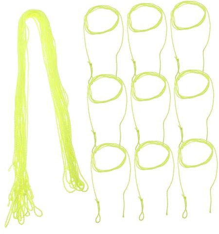CIYODO 50 Stück Yo Yo Ersatzschnüre Nylon Regenbogen Schnur Für Kinder Turniere Sportspielzeug