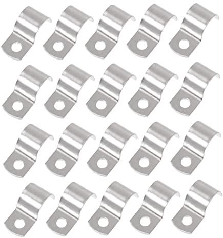 NUOBESTY 100pcs Durable Cable Holder Clips for Living Spaces and Work Environments Handy Wire Organizer and Fastening Buckle for Tidy Cable Management Design