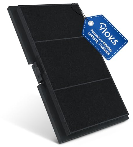 VIOKS Abzugshaube Filter 300 x 198 x 22 mm Ersatz für Siemеns LZ45510 11025805 DSZ4551 CZ5145X5 Z54TC01X0 Kohlefilter Dunstabzugshaube - Aktivkohle Filter für Dunstabzugshaube Siemеns Neff & Viva