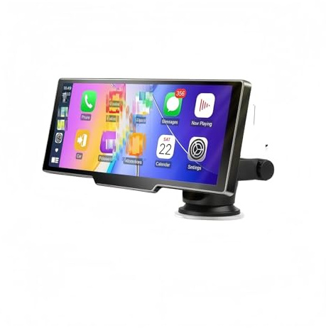 Kabelloses CarPlay- und Android Auto-Display 10,26 Kabelloses CarPlay/Android Auto Multimedia-Videoplayer Autoradio Auto-Stereoanlage(Car Radio-6M Camera)