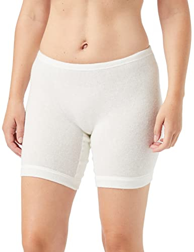 Susa Damen Angora Normalbeinschlüpfer s8050890 Funktionsunterwäsche, Weiß (wollweiß s115), 36 (Herstellergröße: S)