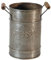 Antic Line 6312 - Cesto Vintage para Cubiertos, de Zinc, diámetro de 12 cm,Altura de 18 cm