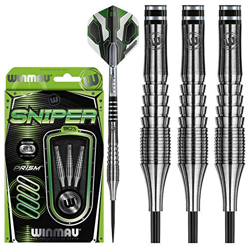 Winmau Sniper Profi Wolfram Steeltip Dartpfeile Set mit Flights und Schäfte
