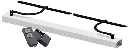 Motorisation pour volet 2 battants SLID'UP WINEO radio - baie 1500 à 2500 mm - blanc et noir