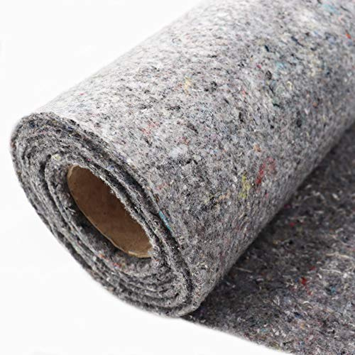 Aquagart Dammfleece I 2 m brett underlag för din pool I golvskydd för din dammfolie I vattengenomsläpplig golvskyddsfleece I skyddsfleece för ditt poolgolv (4 m, grå 500 g 2 m bred)