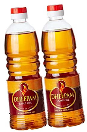 Dheepam Lamp Oil | 500ml | Traditional Oil | Purity | Pooja Oil (Pack of 2)