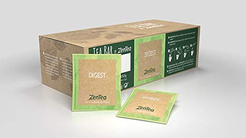 ZenTea Tea Bar Infusión Hierbas Digestivas caja de 100 bolsitas, Wellness