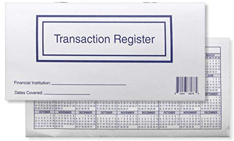 Checkbook-register för personlig checkbok, transaktionskalkare, paket med 10, 2025-2026-2027