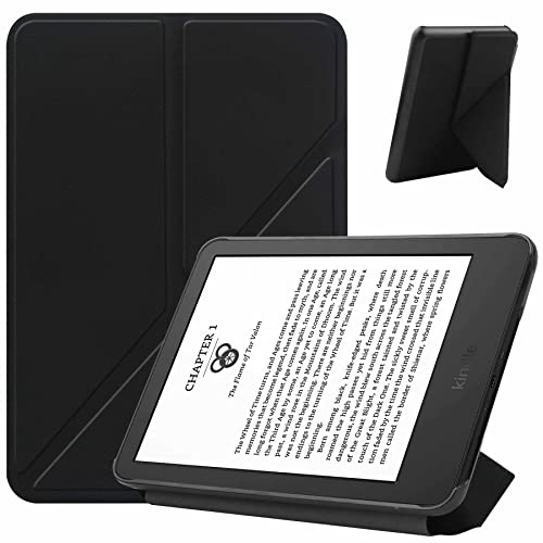 VOVIPO Hülle für 6 Kindle (11th Generation-2024/2022 Release), Slim Fit Stand Hülle mit Automatischer Schlaf/Aufwachen für Kindle 6 Zoll 2024-Schwarz