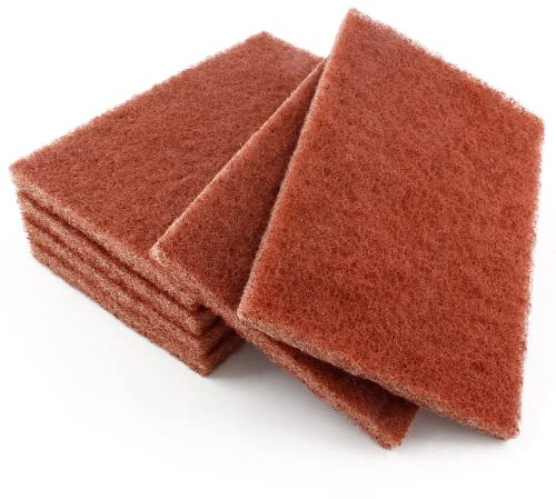 HARSKIYER 6 Pcs 4x6 Inch Medium Scuff Pads for Paint Prep Sanding