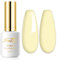 Imtiti Pastel Gel Nail Polish, 1 Pcs 0.5 Fl Oz Creme Light Yellow Gel Polish Soak Off LED UV Nail Gel Polish Neutral Spring Summer Easter Gel Nail Polish DIY Nail Art Starter Manicure Salon Gel Nail