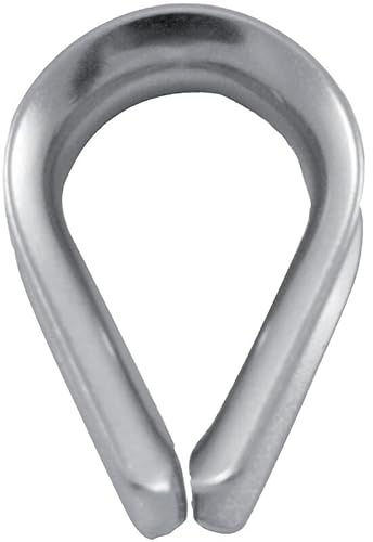 Cosses cœur inox pour câble diamètre 3 mm boîte de 5 pièces