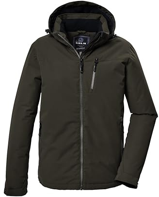 G.I.G.A. DX funktionell jacka för män, utomhusjacka med dragkedja GW 64 MN JCKT, mörk olivgrön, 3XL, 42539-000
