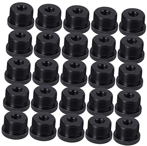 VICASKY Ersatz Gewindeadapter aus Kunststoff 3/8 Innengewinde 5/8 Außengewinde Mikrofonstativadapter Einfache Montage 30 Stück Mikrofonhalterung für Mikrofonständer
