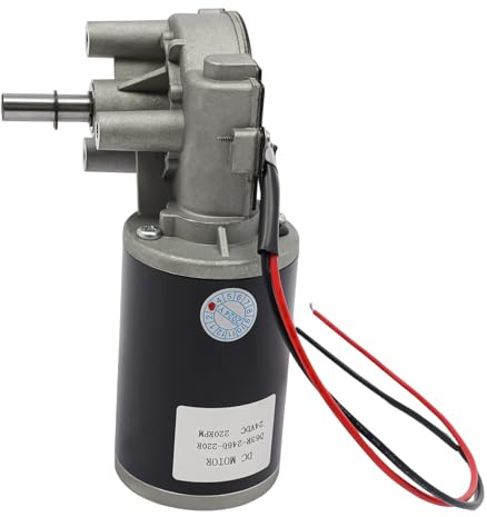 DC-Motor, DC-Getriebemotor, elektrischer Getriebemotor Links/Rechts (wählbar) 220 RPM 80W Motor verfügt über eine PWM-Drehzahlregelung (Rechts)