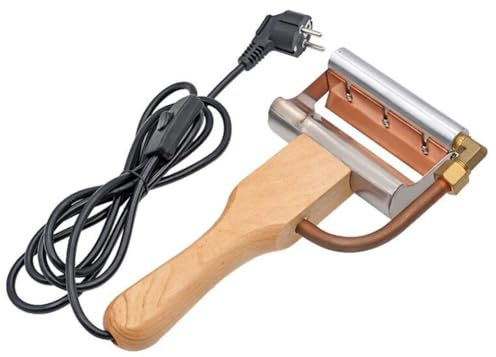 Danive Entdeckelungsmesser Imkereiwerkzeuge, elektrischer Honigschleuder, Messer mit Holzgriff Werkzeug Entdeckelungsgabel Treffen Sie Imkereiwerkzeuge