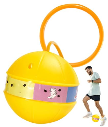 Sprungball für Knöchel, Knöchel mit glitzernder Sprungkugel – Springspielzeug mit leuchtendem Tierball für Kinder – bunter Sportschwingungsball