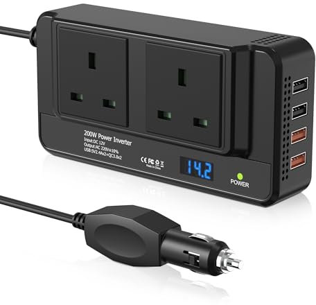 Best 2000W Car Voltage Converter Inverter DC 24V to AC 230V