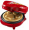 Bestron APP500RBS Mini Waffle Maker, Alloy Steel, Red