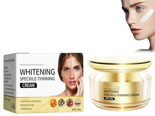 Crema viso Rimozione Lentiggine, Crema Schiarente Macchie per Viso e Corpo, Crema Sbiancante e per la Rimozione Delle Lentiggini, Crema Idratante Antirughe, Adatta a Tutti i Tipi di Pelle