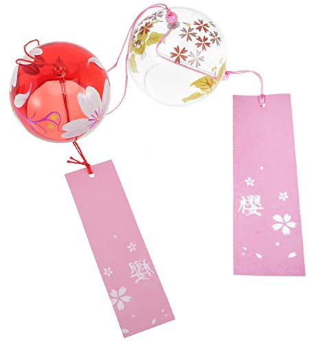 Happyyami Pcs Japanischen Stil Glas Windspiel Wohnkultur Einzigartige Wind Glocke Für Outdoor