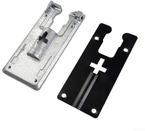 1 paio di piastre di base per seghetto alternativo adatto per 4304 modelli di parti di macchine per seghe alternate, piastre di base di ricambio in alluminio e ferro, accessori per sega circolare