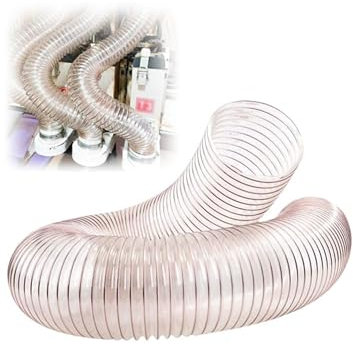 WDFYM 0,63mm Polyurethan (PU),PU Absaugschlauch mit Wandstärke - 1m Länge - mikroben- und hydrolysefest(Dia-2.4inch(60mm))